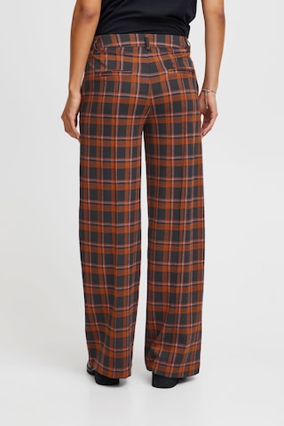 ICHI Regular Pants 'Kate' in Orange