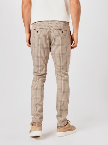 Only & Sons Slimfit Hose 'MARK' in Braun