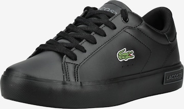 LACOSTE Trainers in Black: front