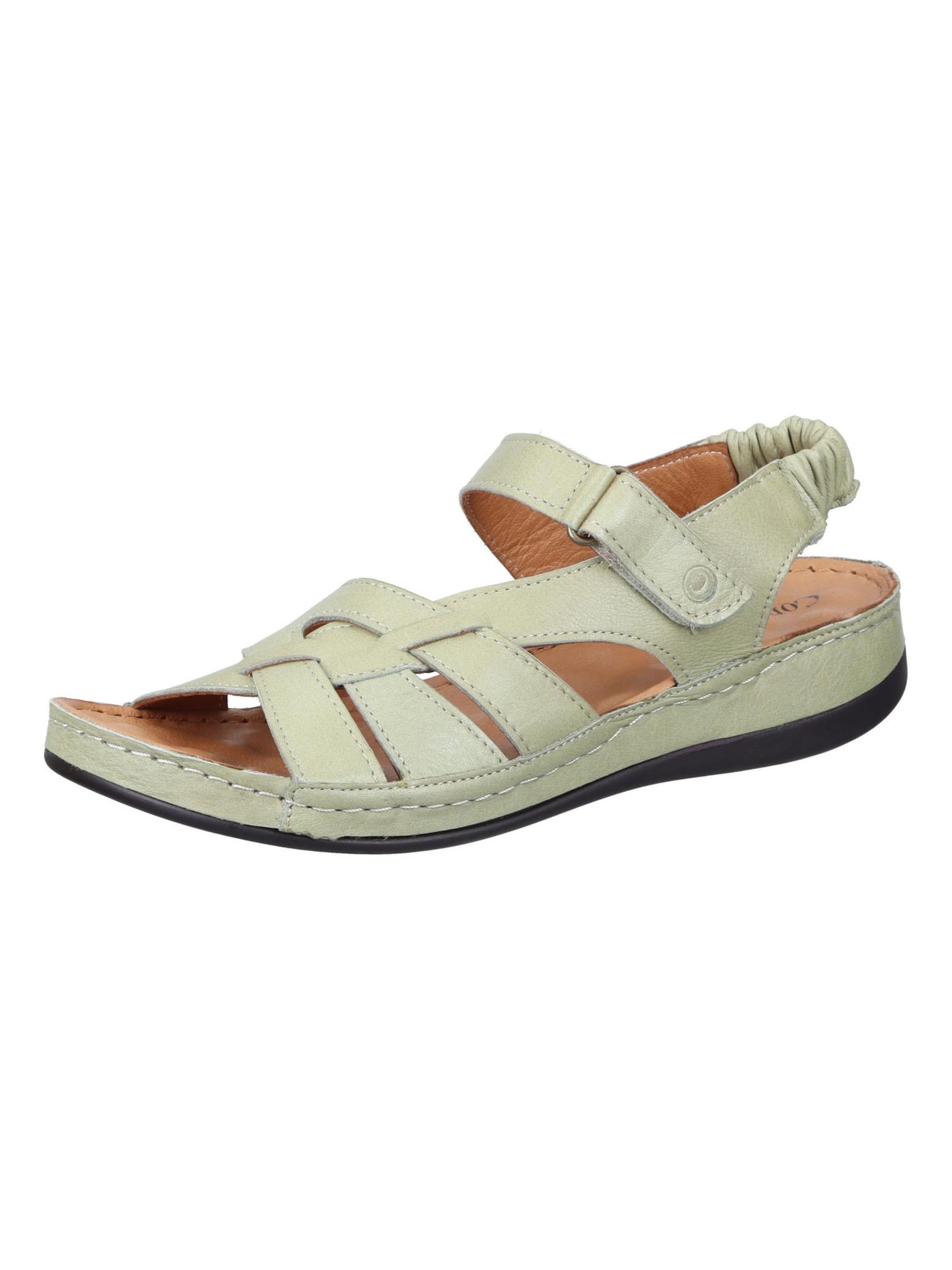 Comfortabel Sandale 'Sandaletten'‌‌‌‌‌‌‌‌ in Grün: Vorderseite