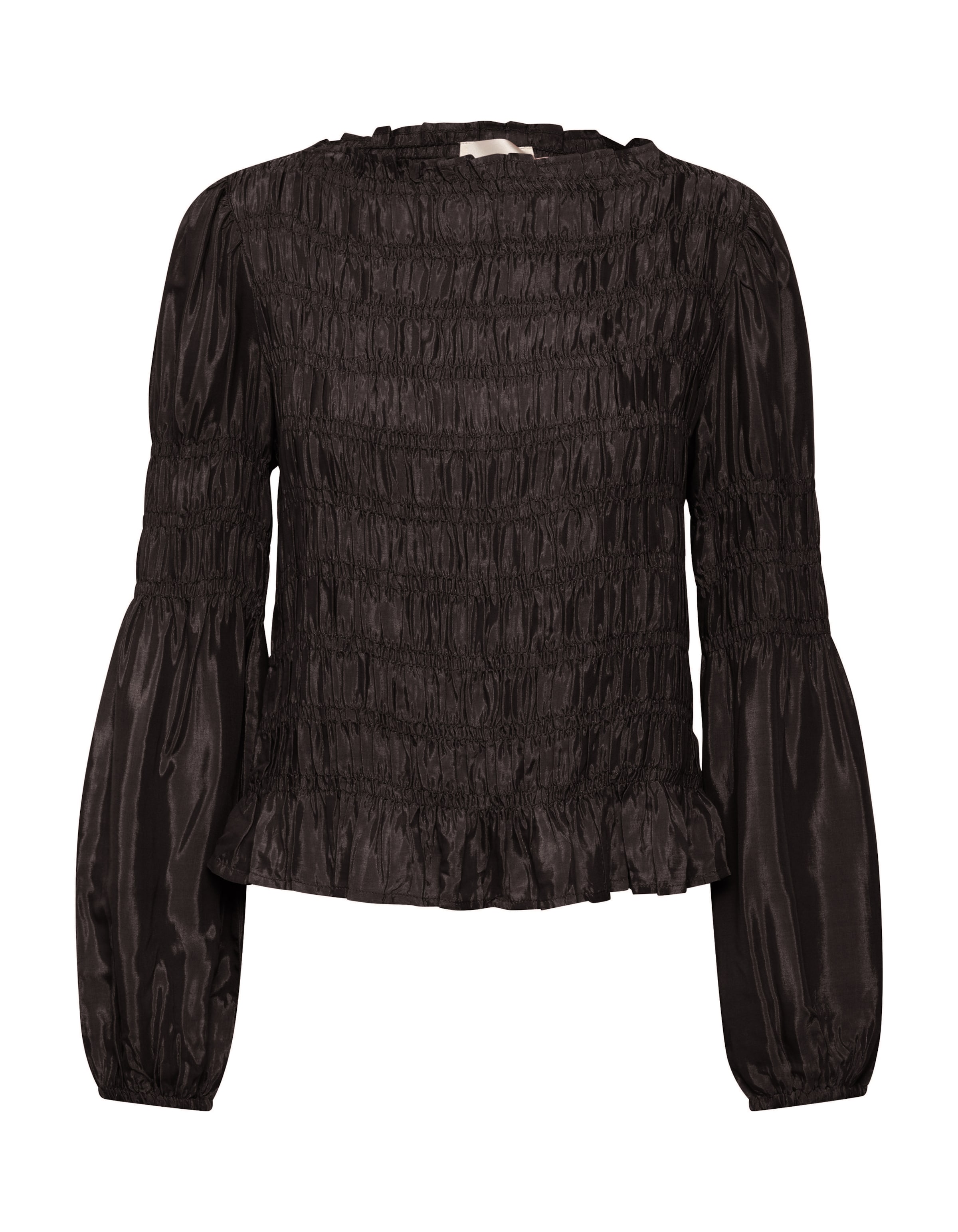 Cream Blouse 'Henva' in Black: front