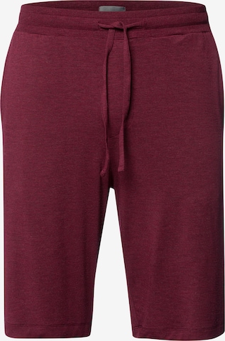 Pantalon de pyjama 'Casuals' Hanro en rouge : devant