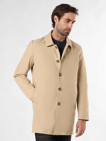 Finshley & Harding Between-Seasons Coat 'Benven' in Beige: front