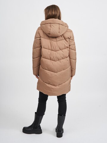 VILA Winter coat 'Adaya' in Brown