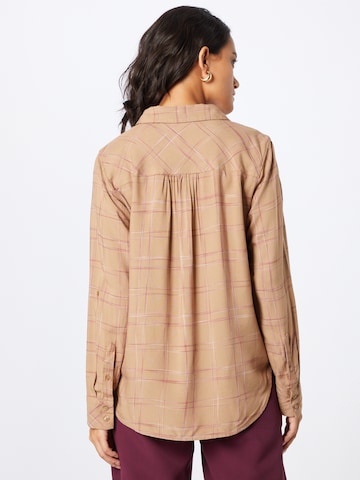TOM TAILOR Blouse in Brown
