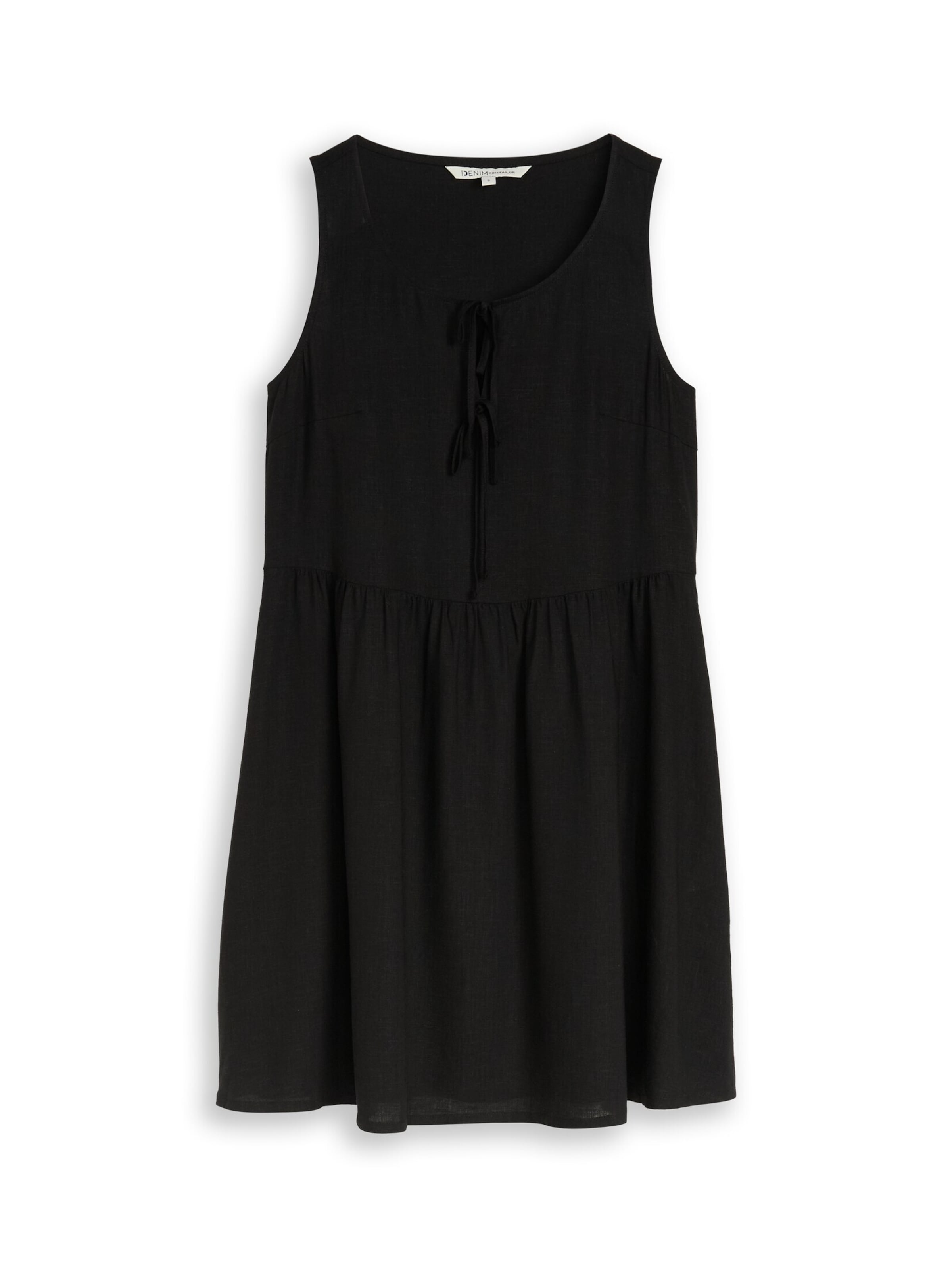 TOM TAILOR DENIM Kleid in Schwarz: Vorderseite