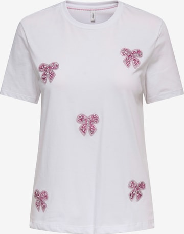 Maglietta 'ONLKITA' di ONLY in bianco: frontale