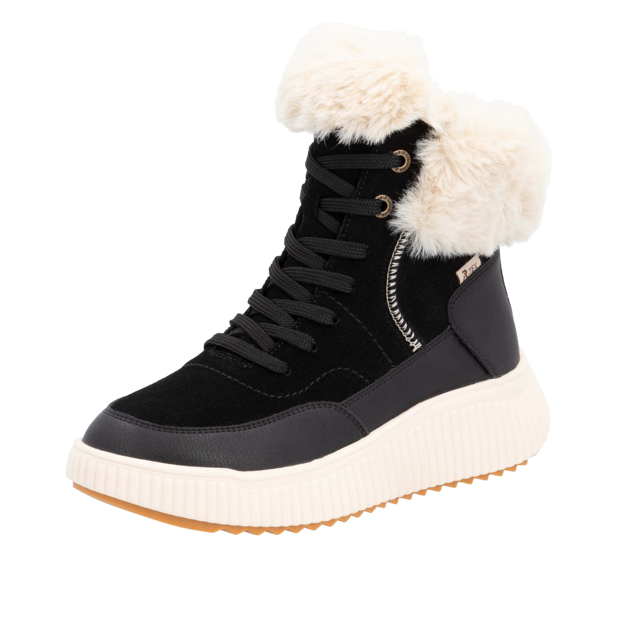 Rieker Snowboots in Schwarz: Vorderseite