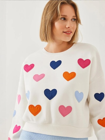 Bianco Lucci - Sweatshirt em branco