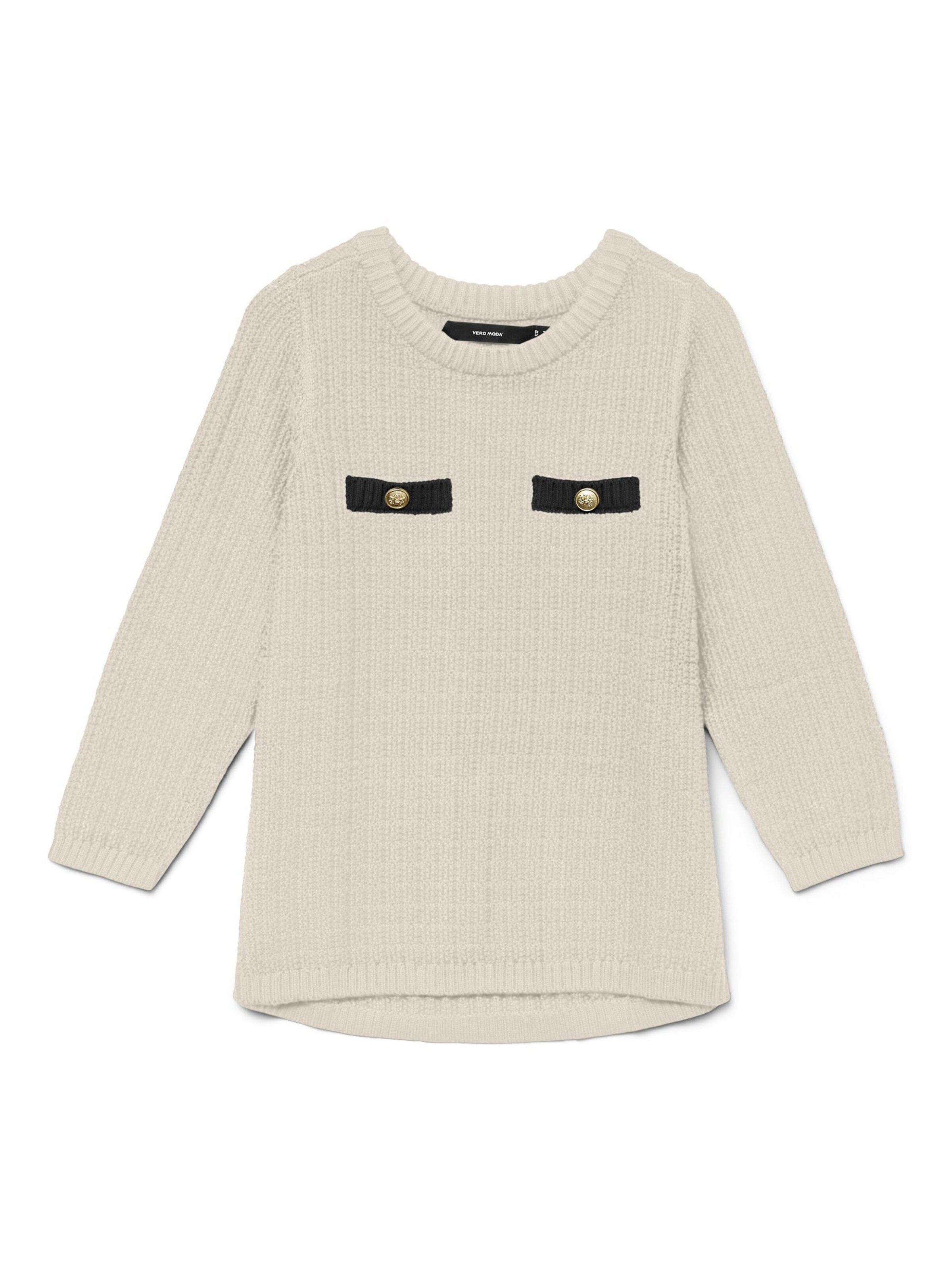 VERO MODA Pullover 'VMHarper' in Beige: Vorderseite