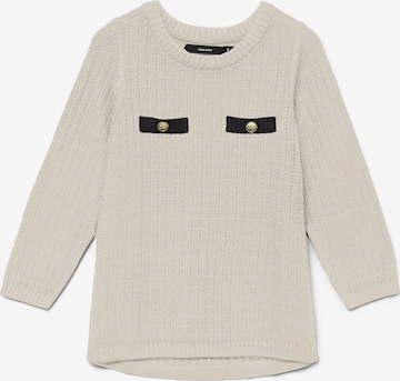 Pull-over 'VMHarper' VERO MODA en beige : devant