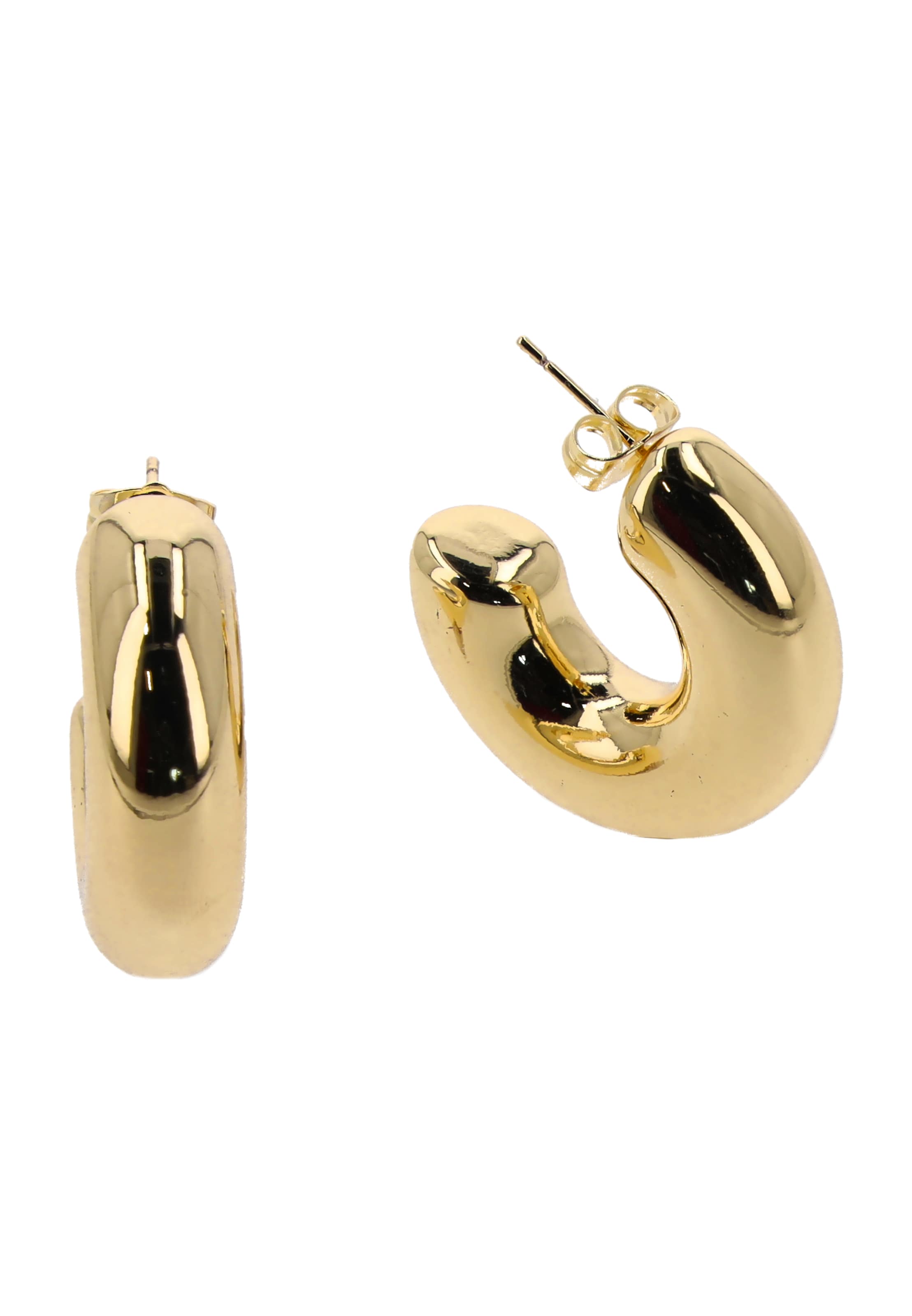 myMo at night Earrings in Gold: front