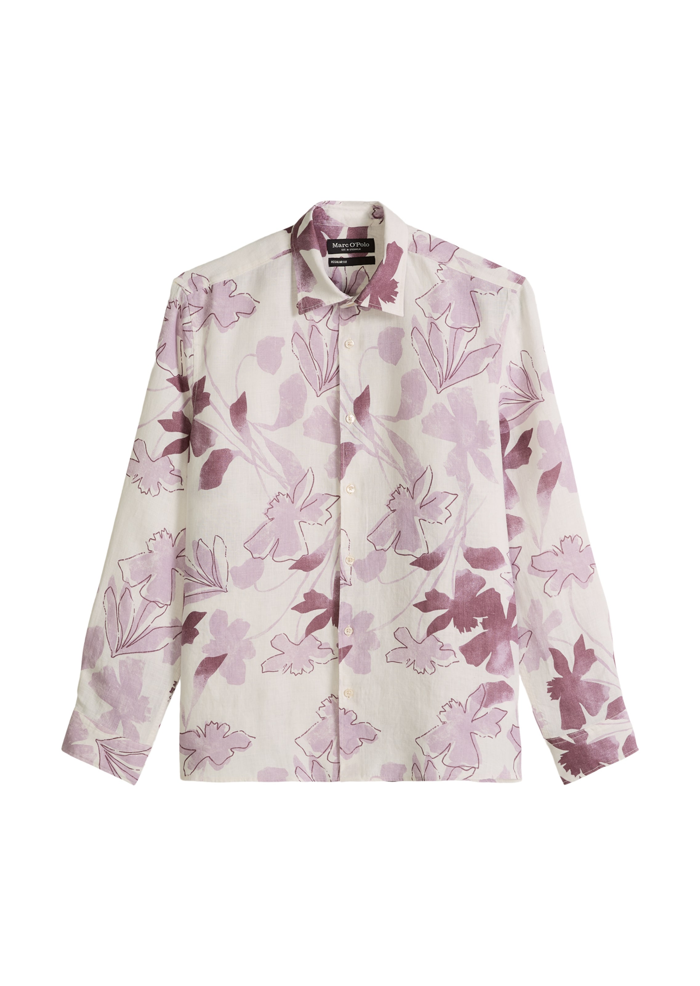 Marc O'Polo Regular fit Button Up Shirt in Red: front