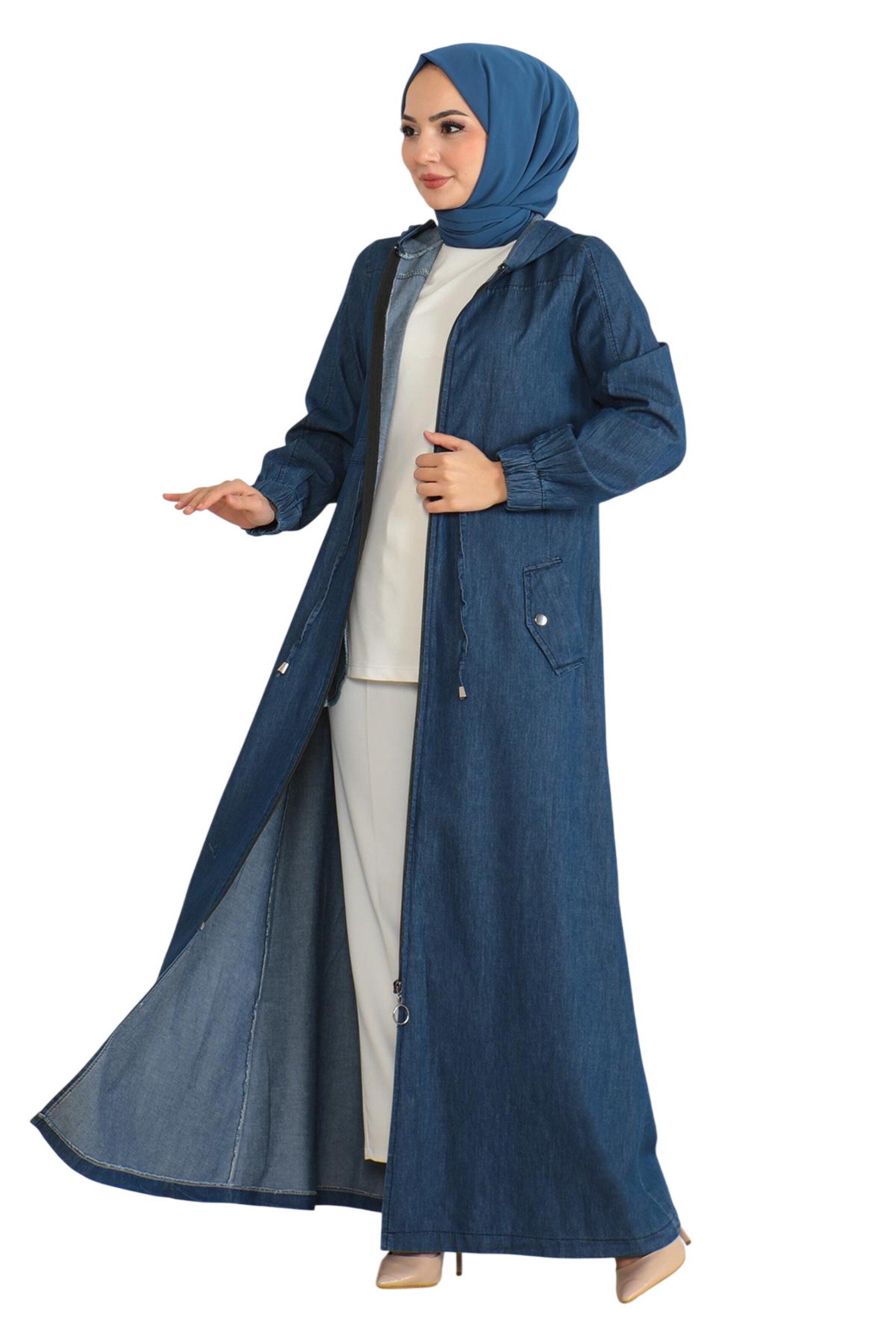 MODAMIHRAM Kleid in Blau