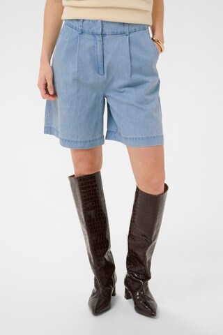 Coupe slim Pantalon SOAKED IN LUXURY en bleu