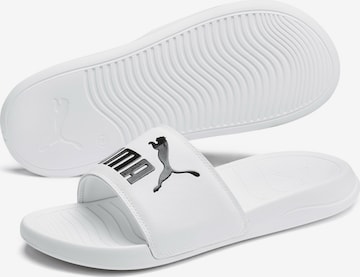 PUMA Plážové / kúpacie topánky 'Popcat 20' - biela