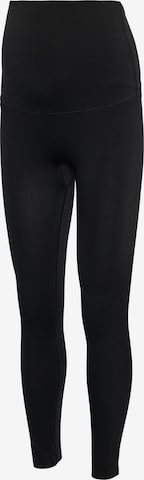 MAMALICIOUS Skinny Leggingsit 'MLSIMONE' värissä musta: etupuoli