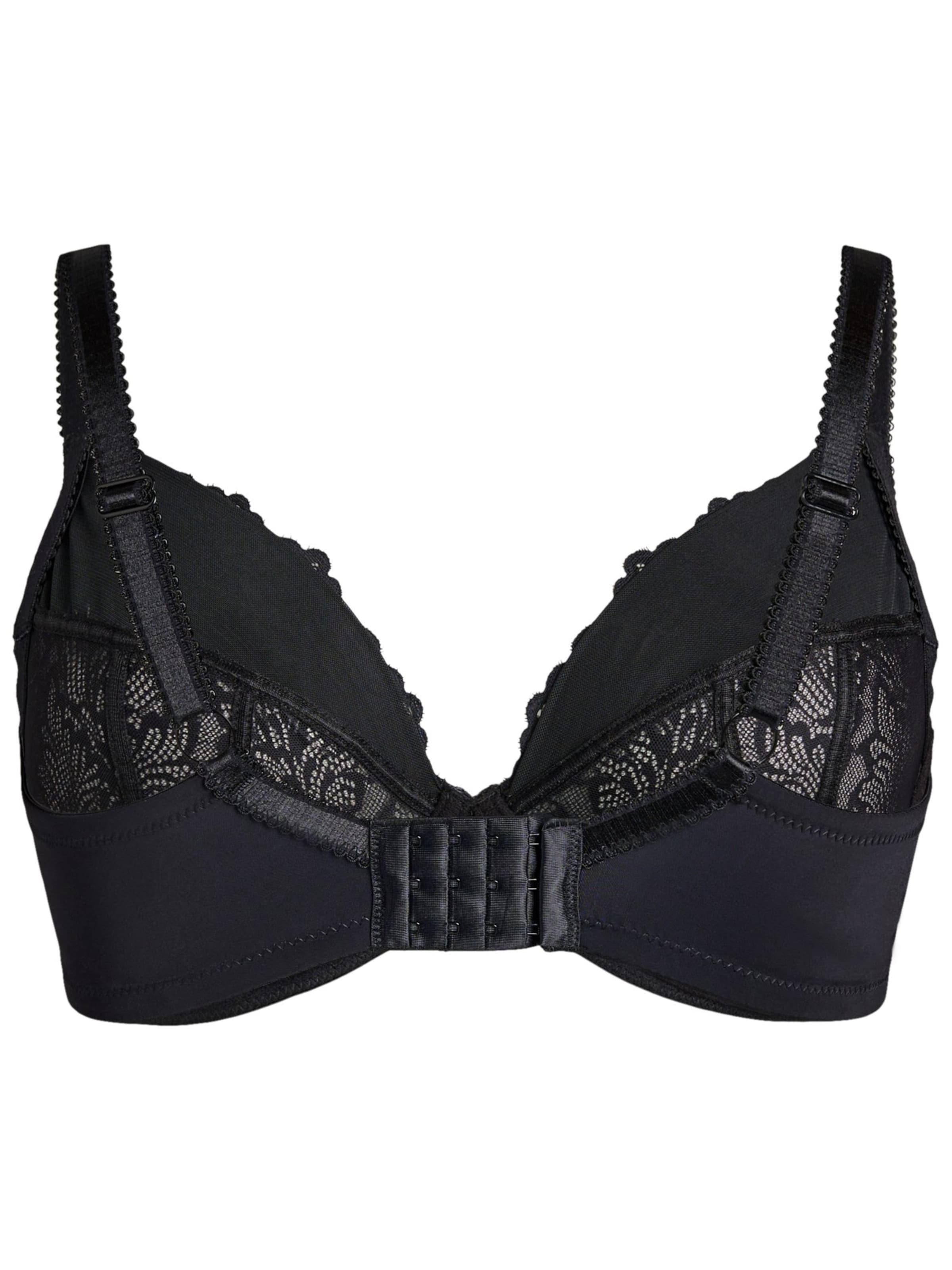 Devoted by Zizzi Бюстгальтер под футболку Бюстгальтер 'Viola' в Черный