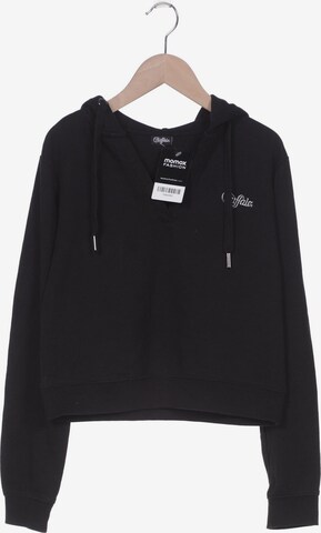 Buffalo London Sweatshirt & Zip-Up Hoodie in S in Black: front