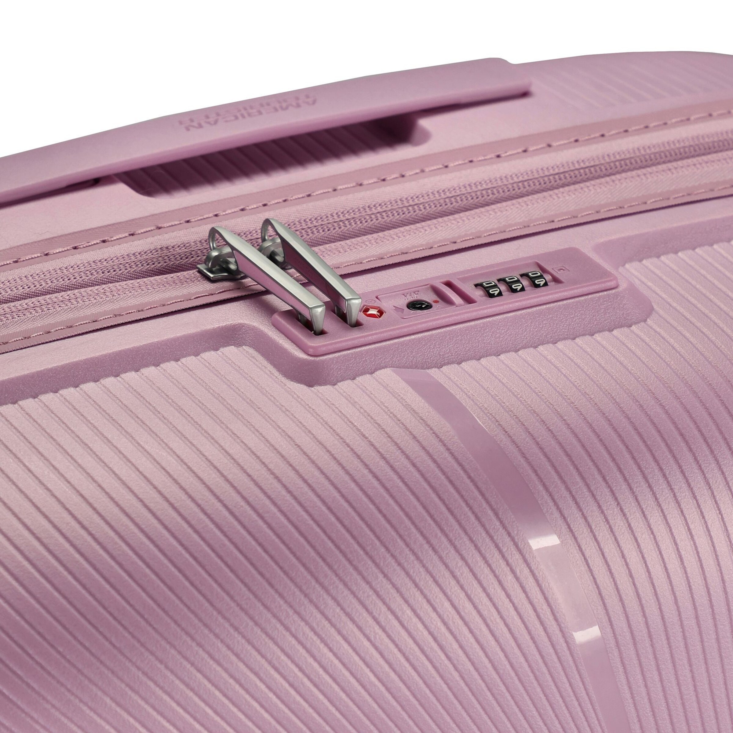 American Tourister Trolley in Lila