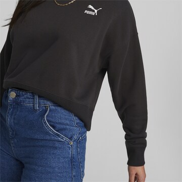 PUMA - Sweatshirt de desporto 'Classics' em preto