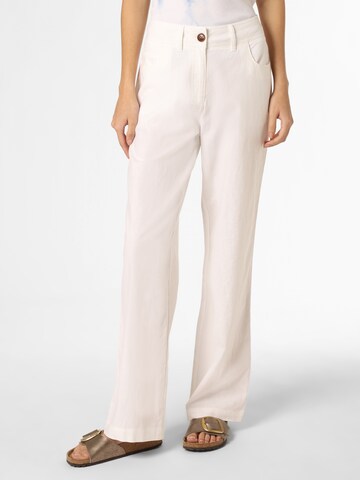 Franco Callegari Loose fit Pants in White: front