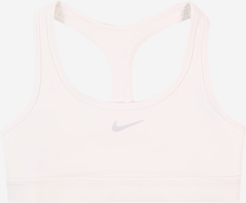 NIKE Спортивное белье 'Swoosh' в Белый: спереди