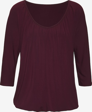 LASCANA Shirt in Red: front