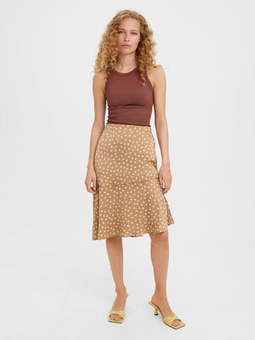 VERO MODA Rok 'ISKIR' in Bruin