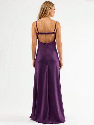 Hiccup Evening Dress in Purple