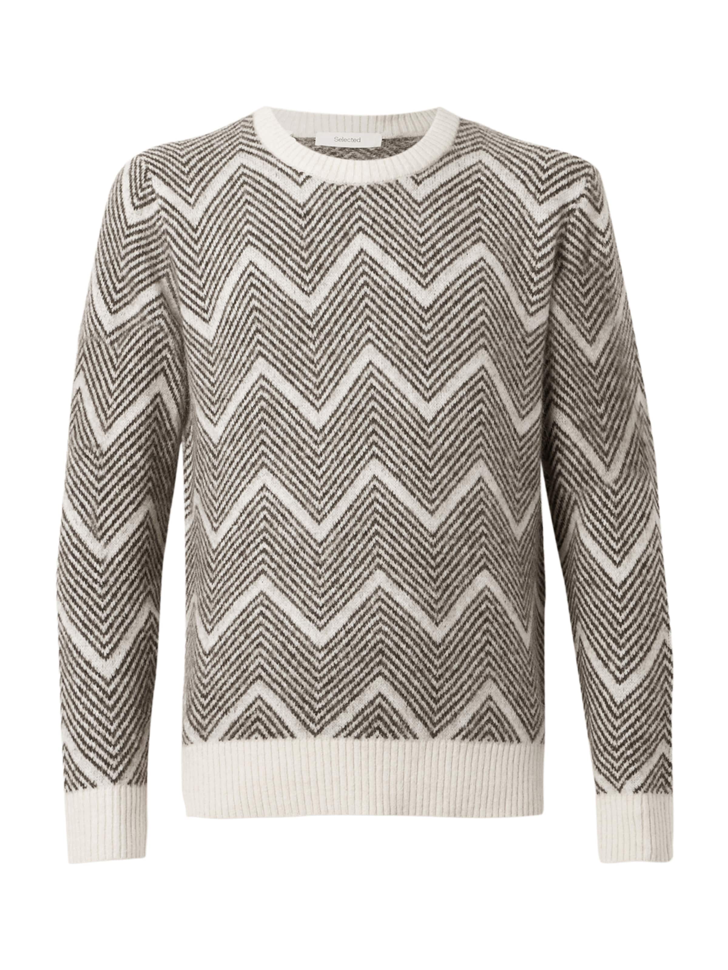 SELECTED Sweater 'SLHRAI' in Brown: front