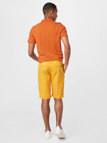 Regular Pantalon chino TOM TAILOR en jaune