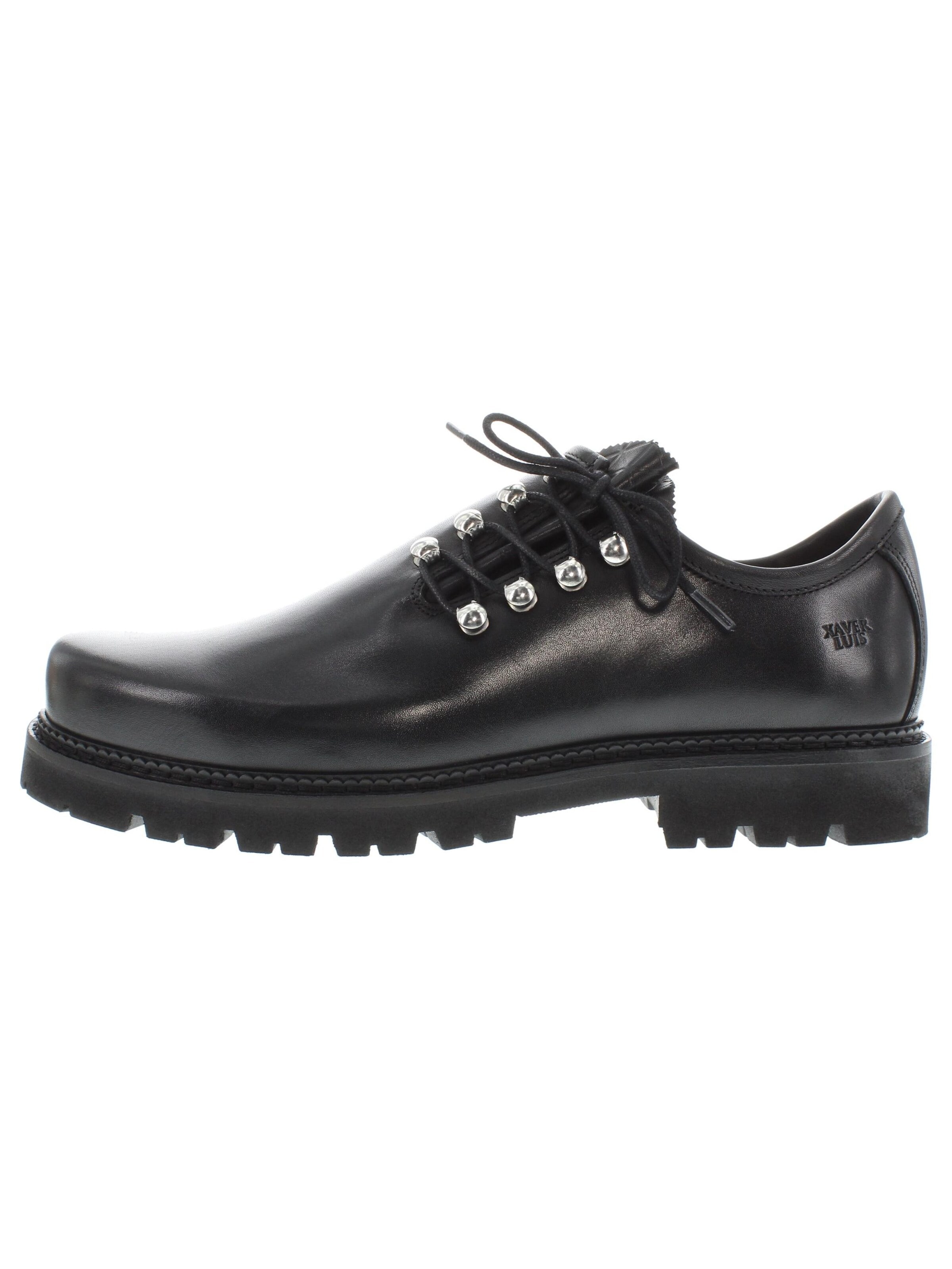 XAVER LUIS Schuhmanufaktur Traditional Shoes 'Lorenz' in 40 in Black, Item view