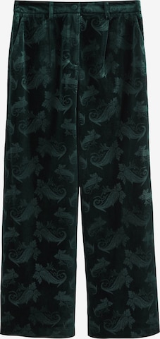 Wide Leg Pantalon à pince Next en vert : devant