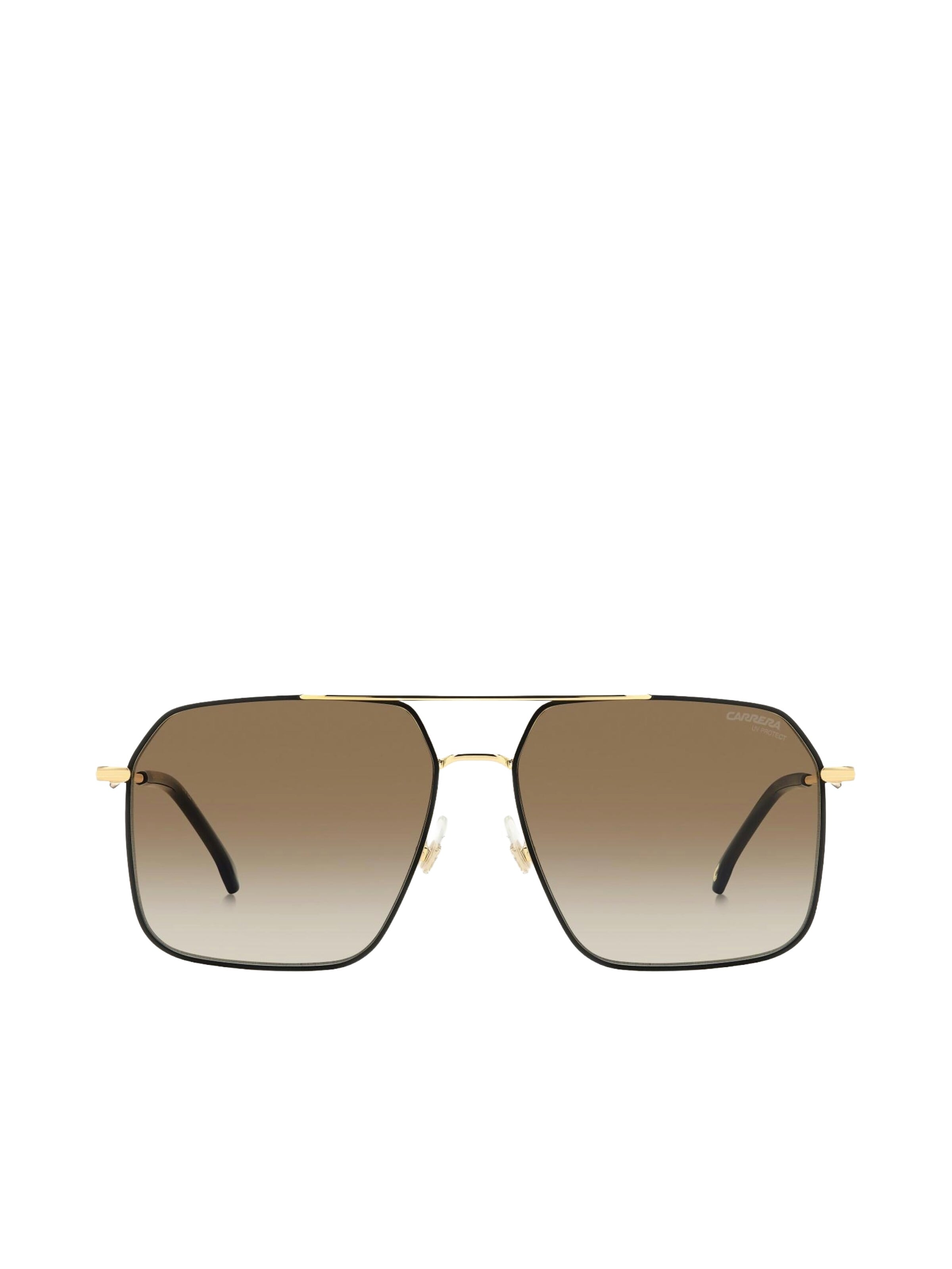 Lunettes de soleil Carrera en noir : devant