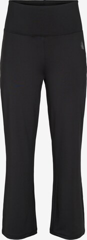 Active by Zizzi Loose fit Pants 'ASYM' in Black: front