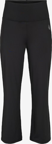 Active by Zizzi Loose fit Pants 'ASYM' in Black: front