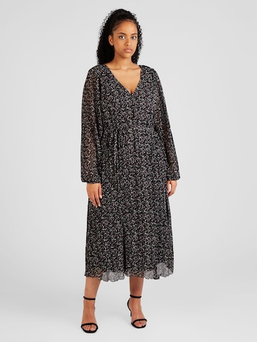 Robe 'VIDALIANA' EVOKED en noir : devant