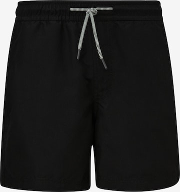 QS Badeshorts in Schwarz: Vorderseite