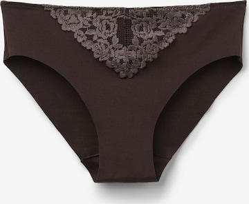 INTIMISSIMI Slip 'Pretty Flowers' in Braun: Vorderseite