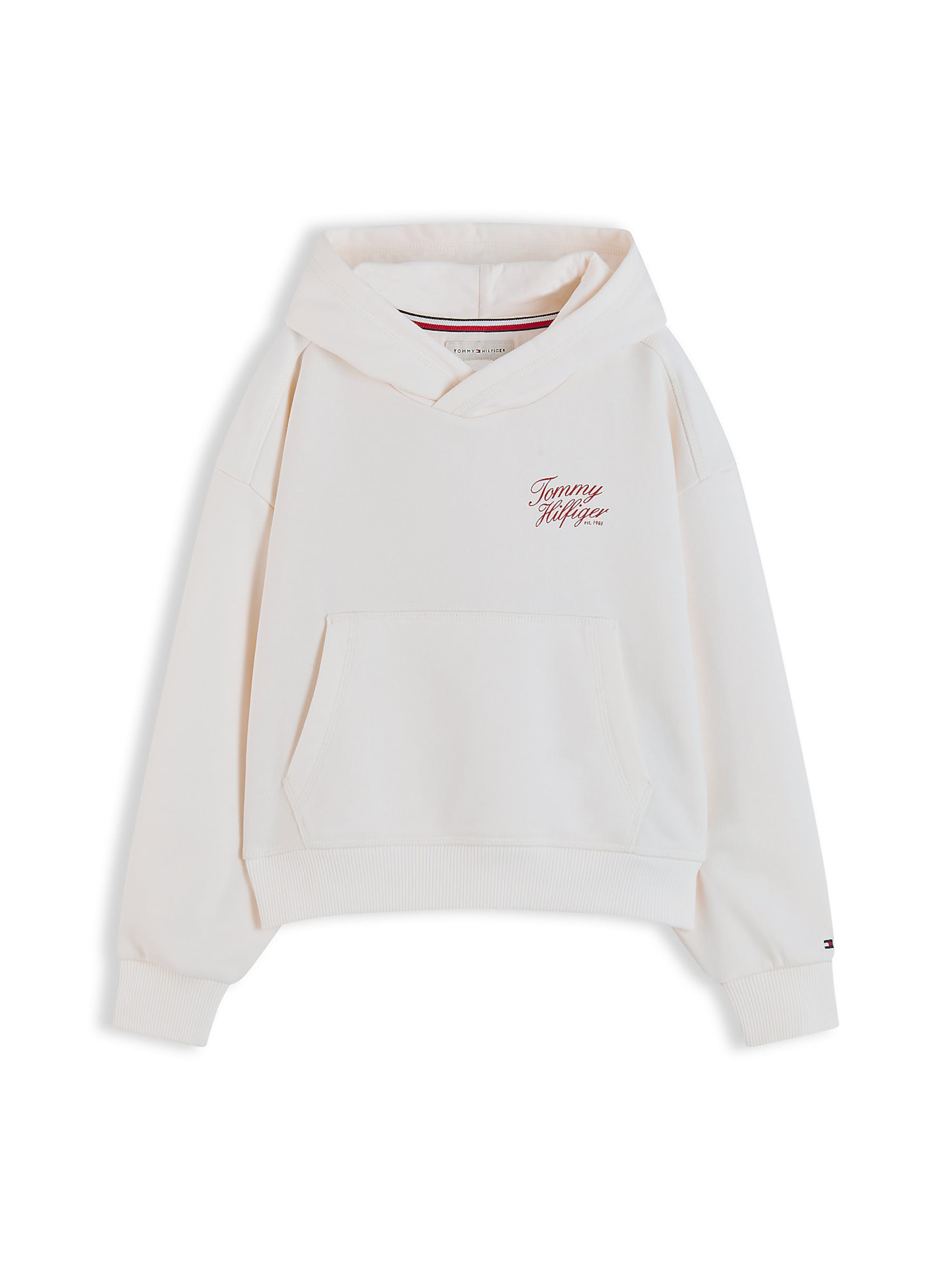 TOMMY HILFIGER Sweatshirt in Wit: voorkant
