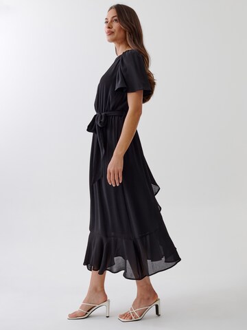 Tussah Kleid 'CEILIA' in Schwarz