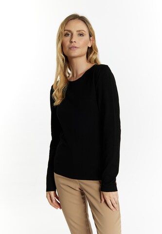 Pull-over usha BLACK LABEL en noir : devant