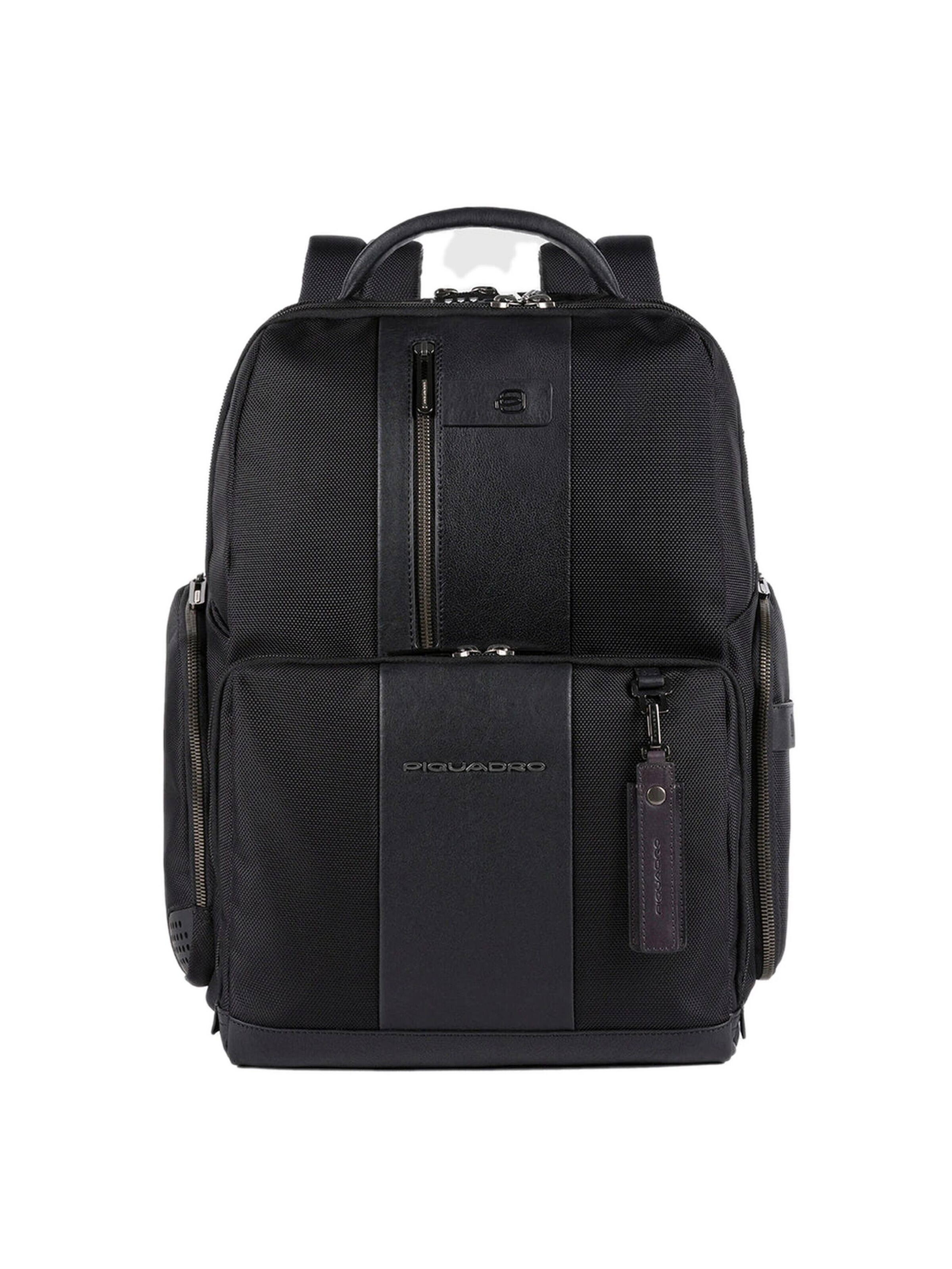 Piquadro Rucksack‌‌‌‌ in Schwarz: Vorderseite