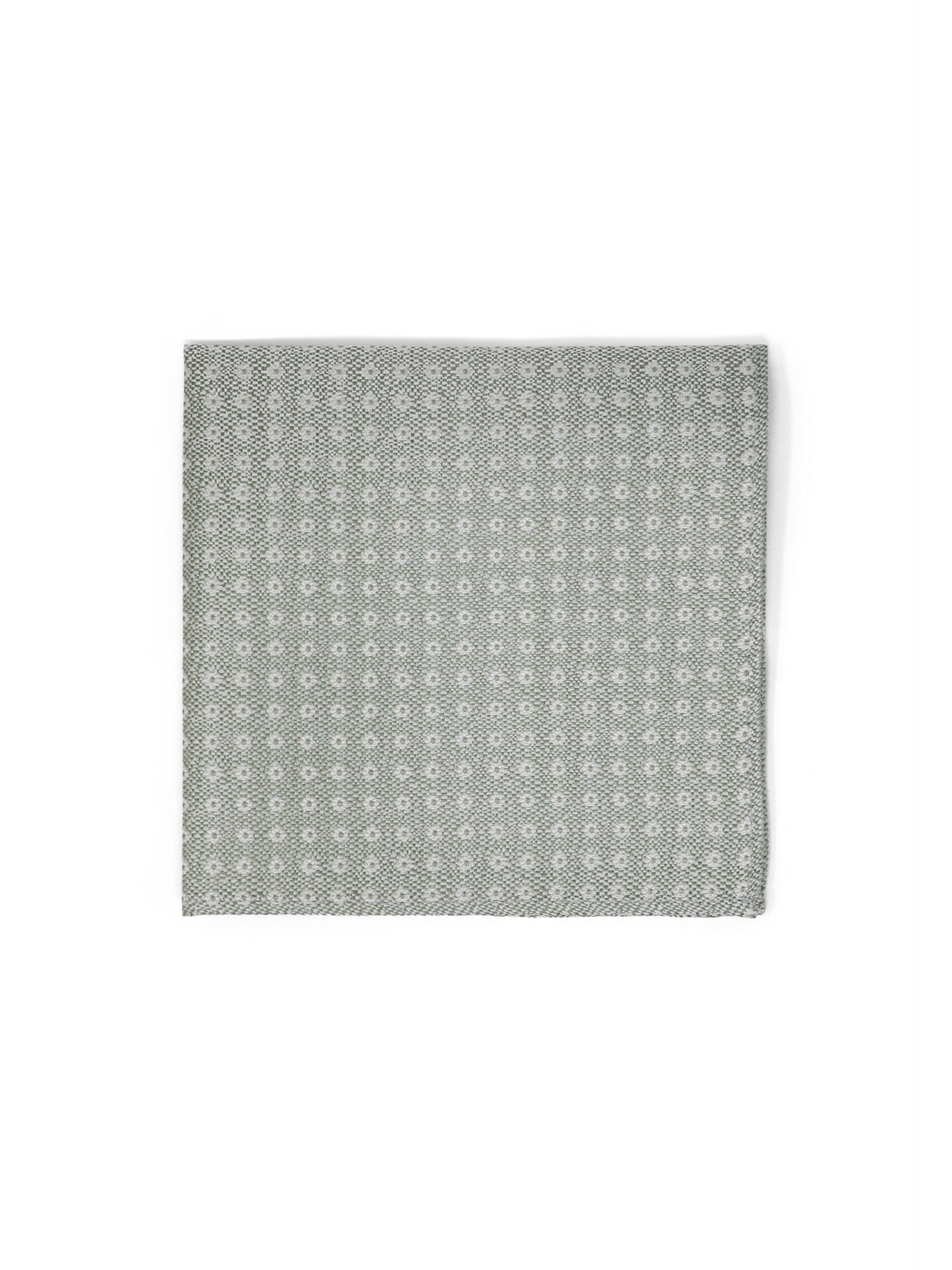 Real Guys Pocket Square in Green: front