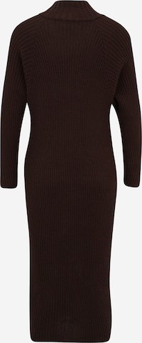 Y.A.S Petite Knitted dress 'MAVI' in Brown