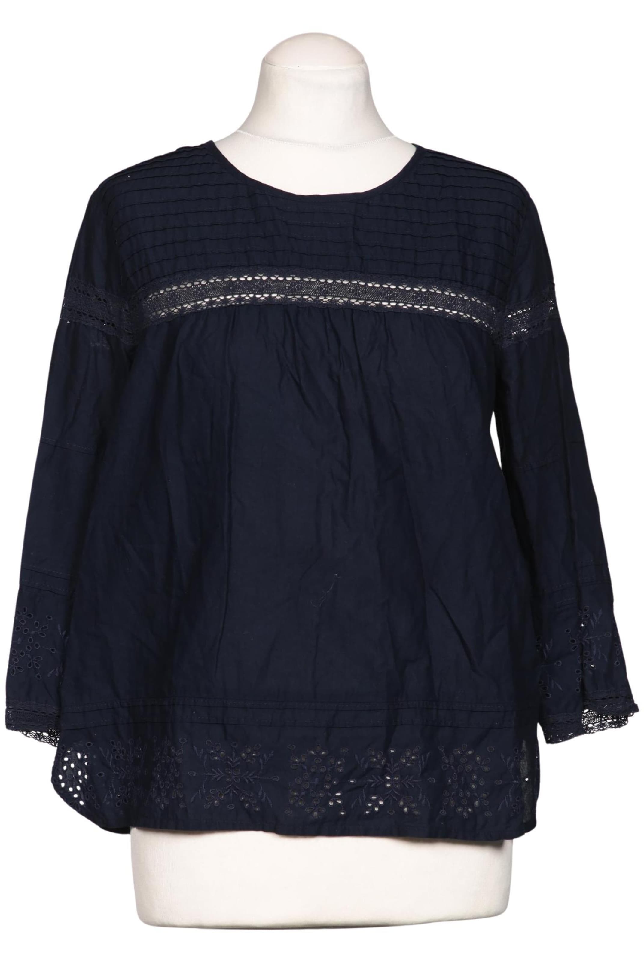 Abercrombie & Fitch Bluse M in Blau: Vorderseite