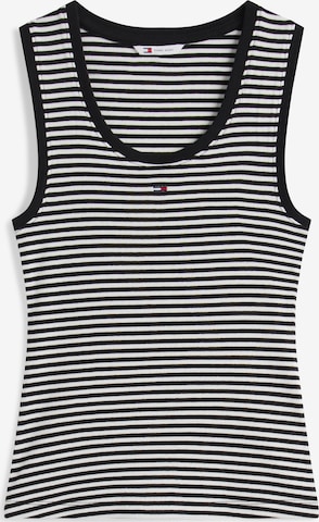 Tommy Jeans Top 'Essential' in Schwarz: Vorderseite