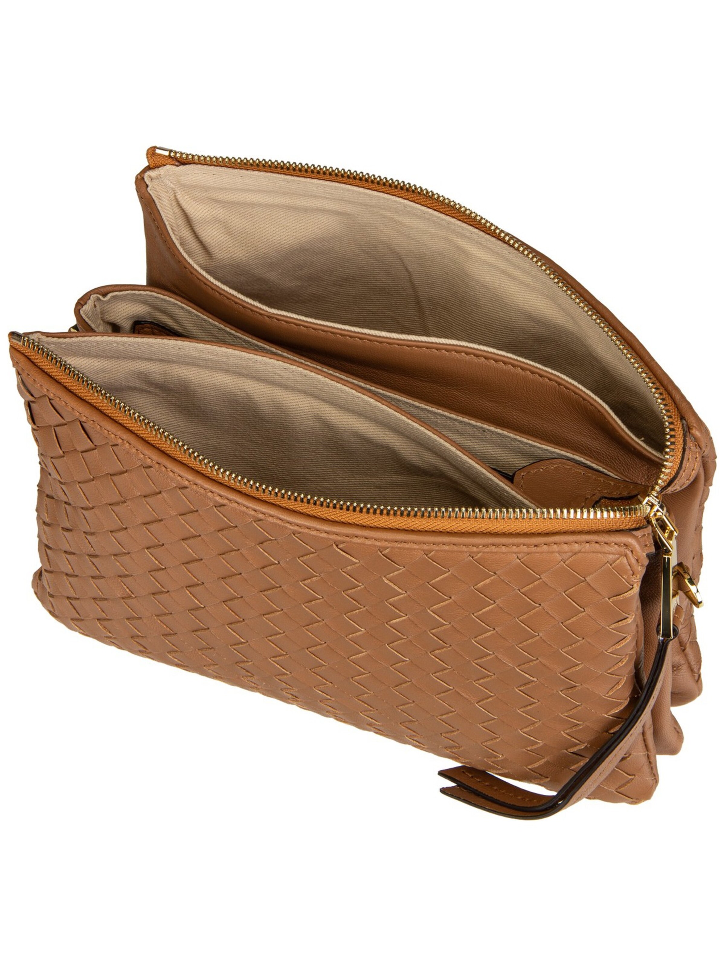 ABRO Crossbody Bag 'Piuma' in Brown