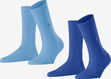 Chaussettes BURLINGTON en bleu : devant